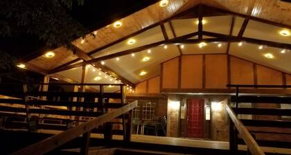 Comfortable cabin in the mountains of North Carolina, located near TIEC.