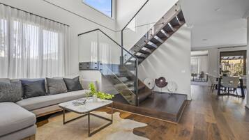 65-inch TV with cable channels