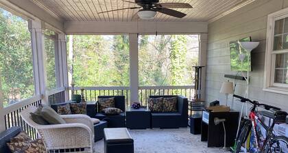 Peachtree City Ranch with full basement mother-in-law apartment.