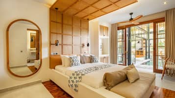 Vila, 3 kamar tidur | 3 kamar tidur, seprai katun Mesir, seprai premium, dan brankas