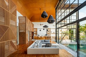 Villa, 3 Bedrooms | Living room | TV - Villa Gaia Pererenan (Canggu)