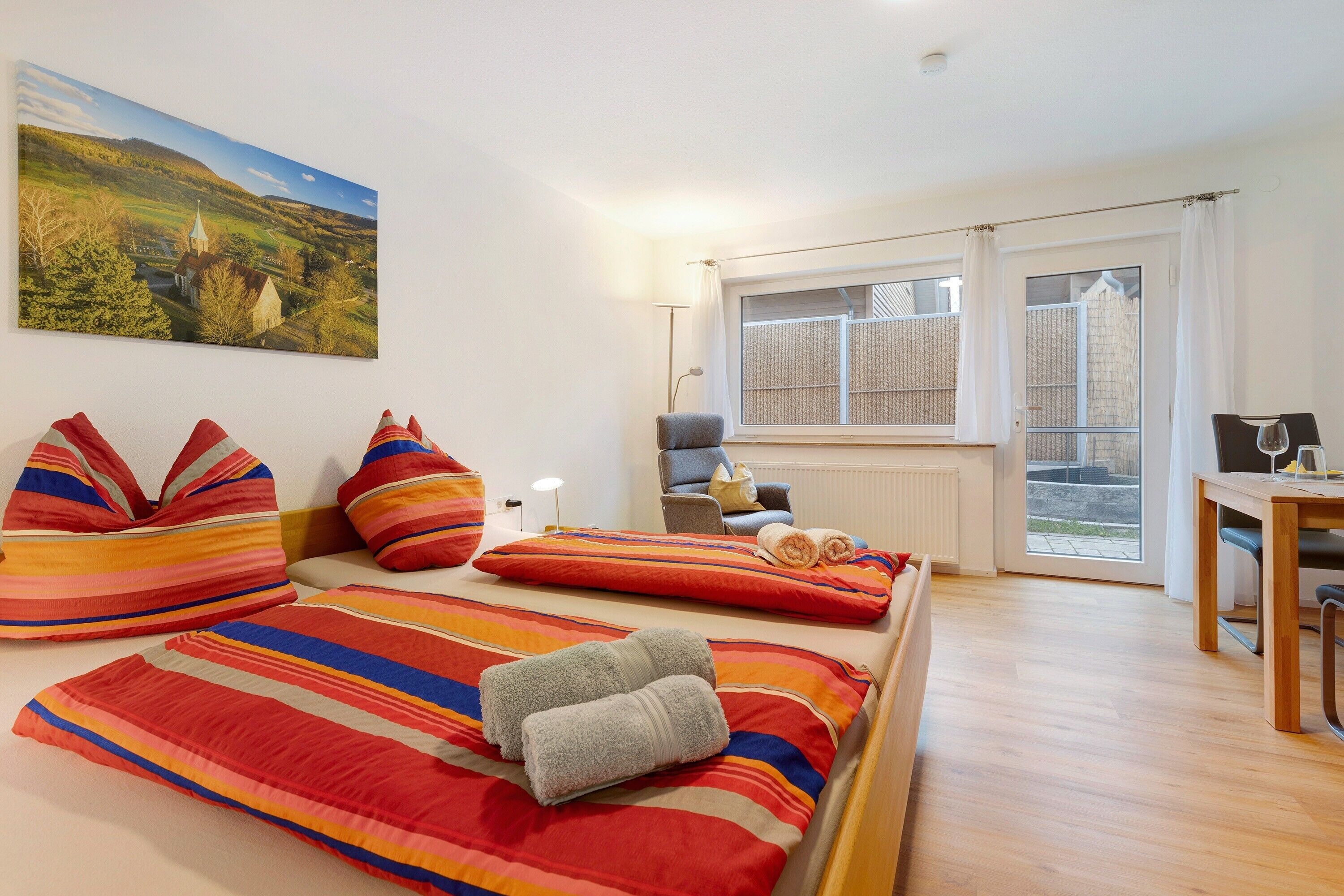 1 bedroom, iron/ironing board, WiFi (free), bed sheets