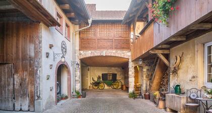 Ferienwohnung 'Altes Rathaus' mit Gemeinschaftsgarten