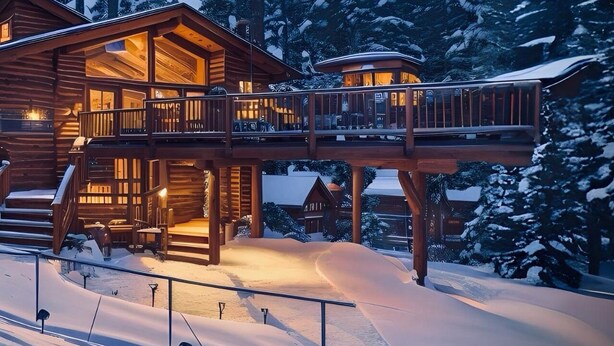Unclassified image, 1 of 29, button - Modern Mountain Retreat w/ Amazing Views • Hot Tub • Deck • Pets Welcome (Idyllwild-Pine Cove)