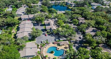 Ocean Walk Retreat | Heated Pool Condo Near St. Simons Village