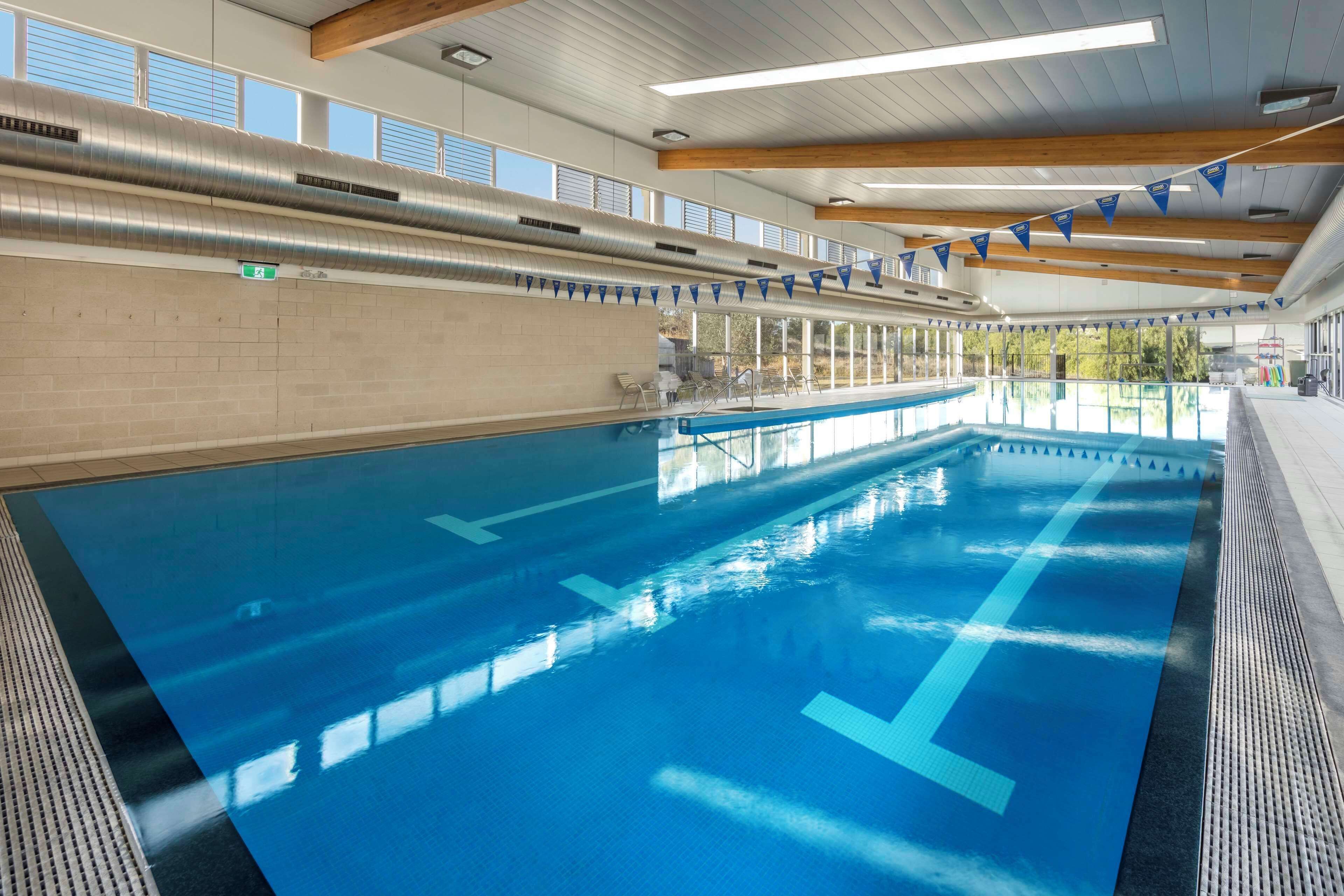 Indoor pool, outdoor pool