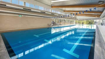 Indoor pool, outdoor pool