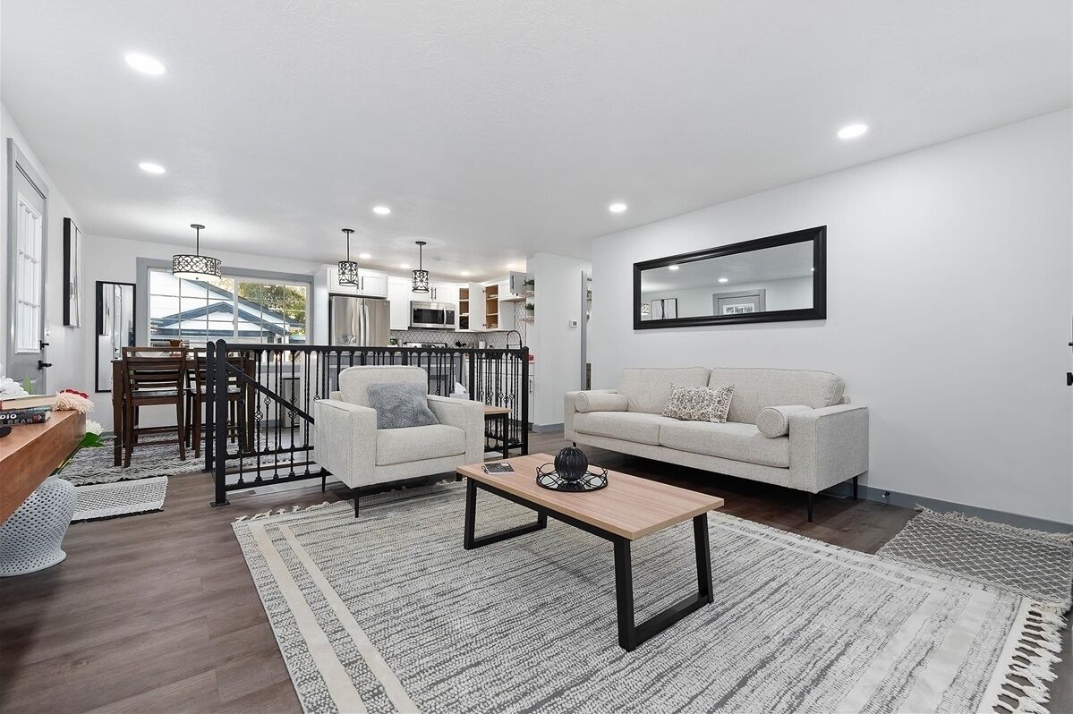 Smart-tv och eldstad