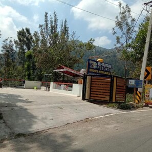 Fachada de la propiedad