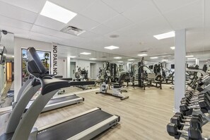 Fitness facility - Modern Oceanfront Condo- 2 Large Bedrooms- 3 Pools (Myrtle Beach)