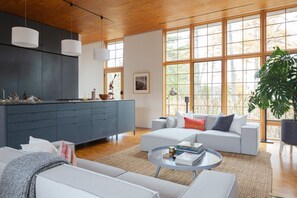 TV connectée, livres, chaßne hi-fi, espaces bureaux