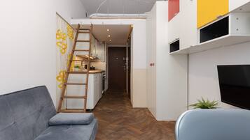 Studio, Kitchen | Living room