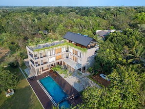 Front of property - Thimbiri Wewa Resort - Wilpattu (Pahala Maragahawewa)