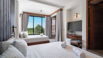Habitación familiar | 1 dormitorio, caja fuerte, escritorio y wifi gratis
