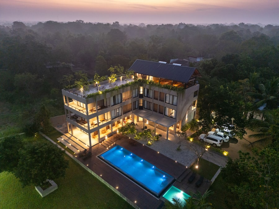 Fachada de la propiedad