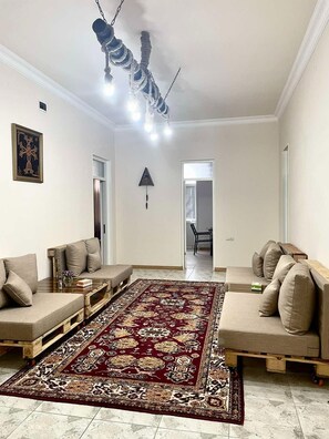 Sitteområde i lobbyen