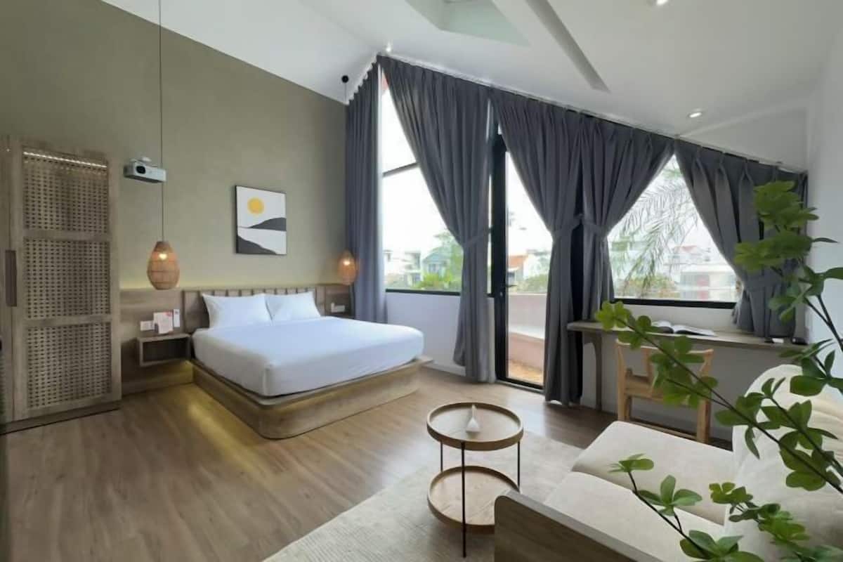 1 makuuhuone, ylelliset vuodevaatteet