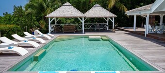 Whispers of the Caribbean: Villa Azur’s Private Pool, Jacuzzi & Timeless Luxury
