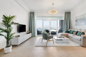 Living area - Brilliant 1Br on Palm Jumeirah (Dubai)