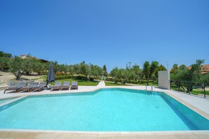 Una piscina riscaldata
