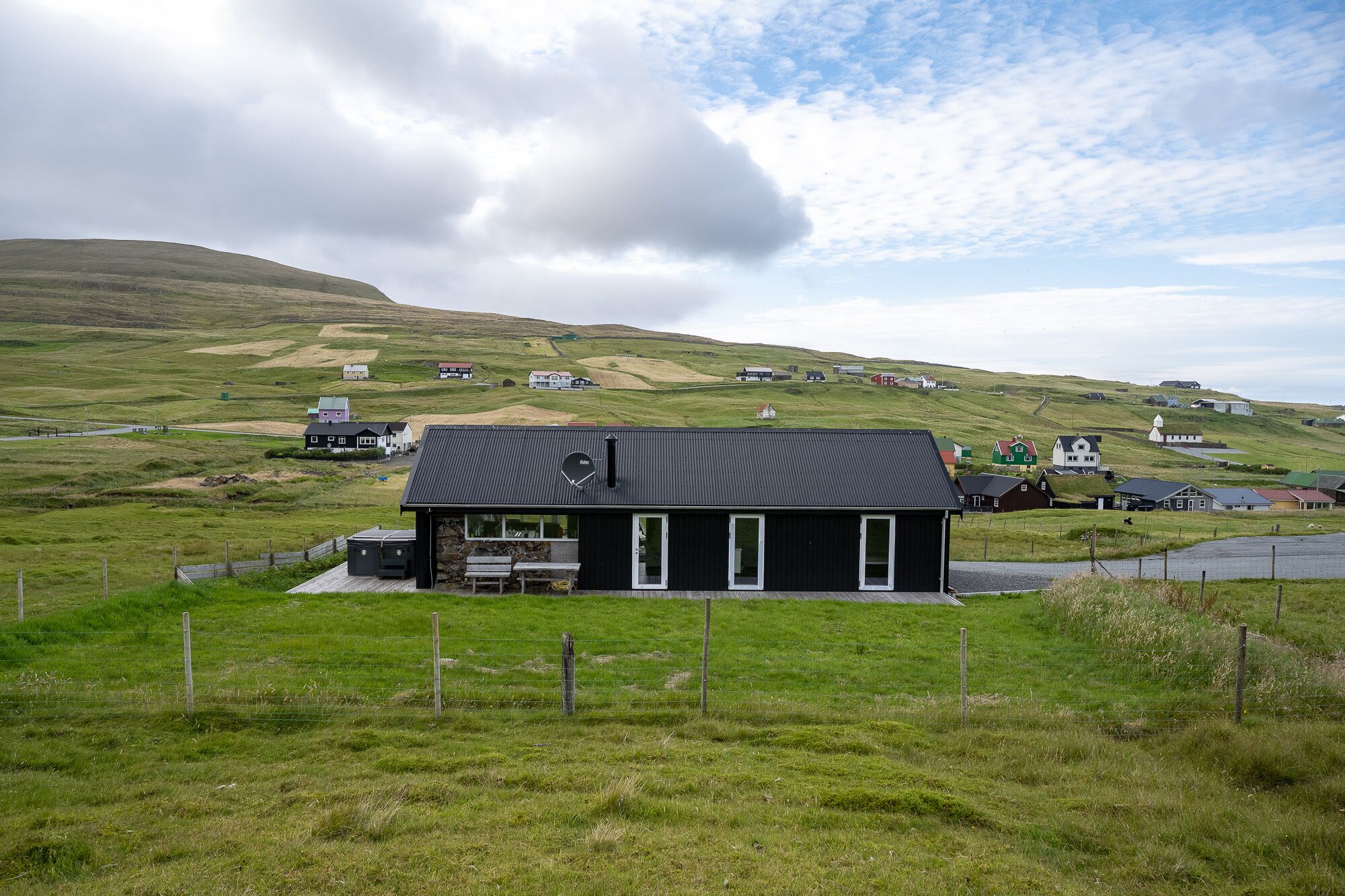 Fachada de la propiedad