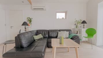 House | Living room | 40-inch flat-screen TV with satellite channels, heated floors