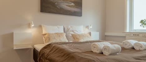 Habitación estándar | Decoración individual, mobiliario individual, cortinas opacas