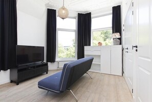 City Apartment, Queen Bed with Sofa bed, Lakeside, apartment 4 | 起居區 | 電視