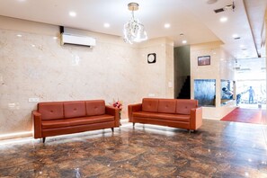 Sitteområde i lobbyen