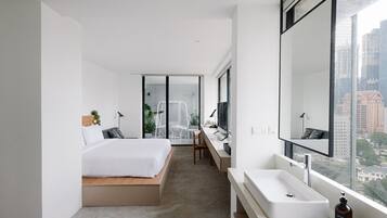 Minibar, in-room safe, desk, blackout curtains