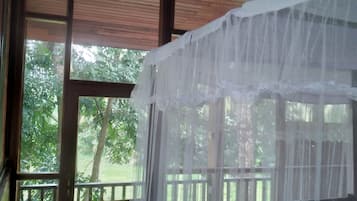 Luxury Chalet, 2 Bedrooms, Garden View | 2 bedrooms, Egyptian cotton sheets, premium bedding, desk