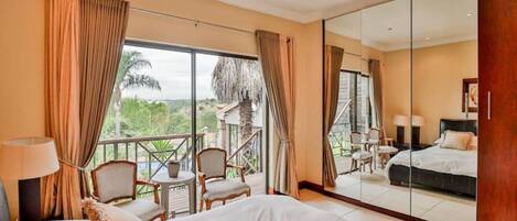 1 sovrum och sängkläder