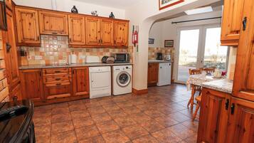 Microwave, oven, dishwasher, high chair