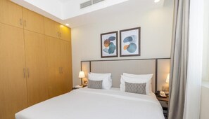2 slaapkamers, een strijkplank/strijkijzer, wifi, beddengoed
