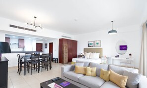 TV - Dream Inn - Spacious studio - 2 mins to JBR Beach (Dubai)