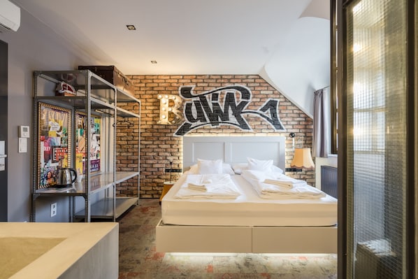 Chambre Standard, vue ville | 1 chambre, Wi-Fi gratuit, draps fournis