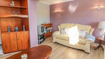 Fernseher, DVD-Player, Bücher