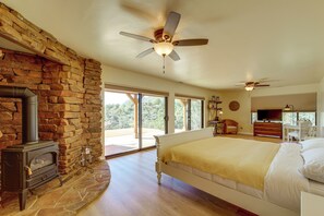 House (3 Bedrooms) | Interior - Pine Cabin w/ Wraparound Deck: 2 Mi to Trails! (Pine)