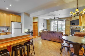 Apartment (2 Bedrooms) | Interior - Walk to Main Street: Grand Lake Condo w/ Patio (Grand Lake)