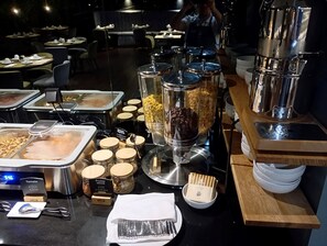 Daily buffet breakfast (EUR 12 per person)