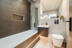 Hair dryer, towels