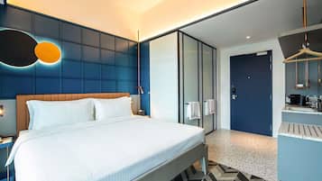 In-room safe, individually furnished, laptop workspace, blackout drapes