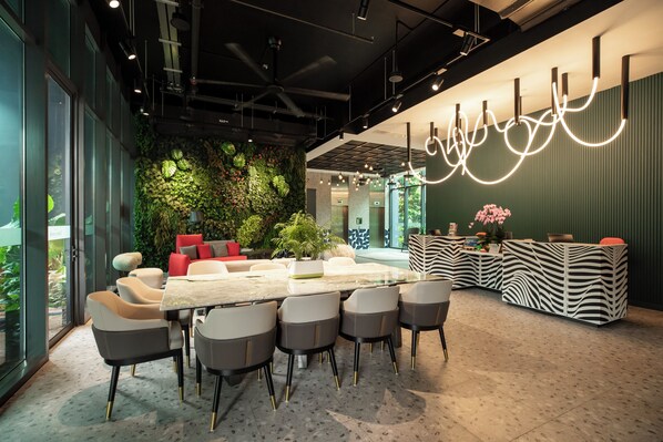 Lobby sitting area