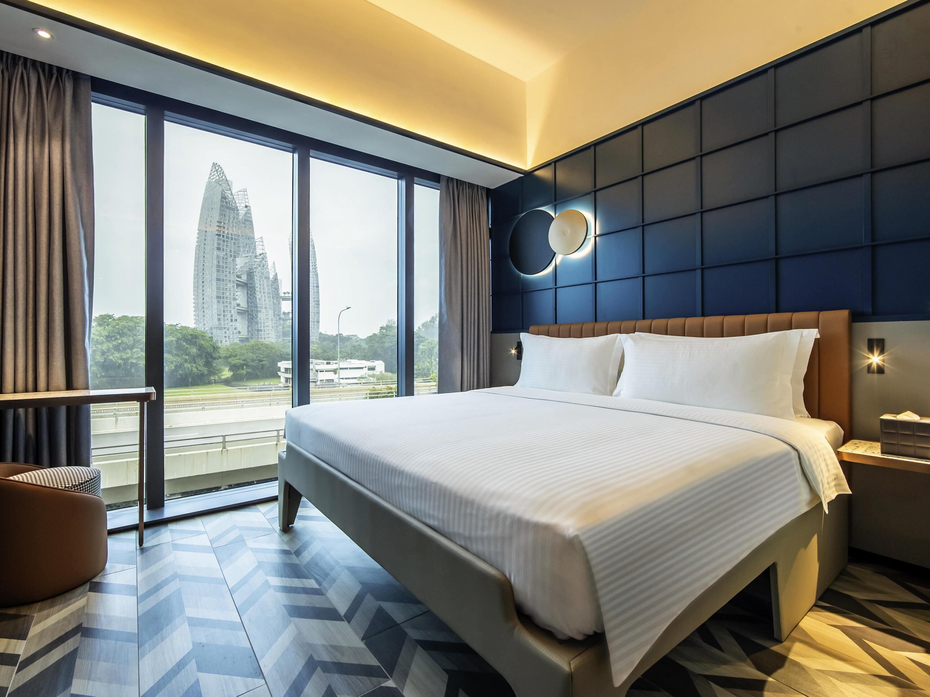Chambre Deluxe, 1 lit double | Coffre-fort, ameublement unique