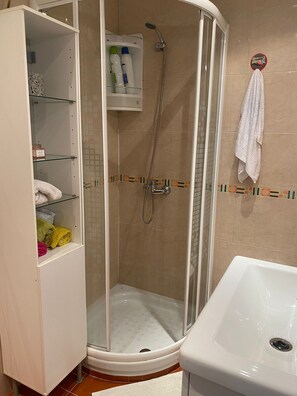 SĂšche-cheveux, serviettes fournies, savon, papier toilette