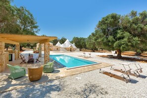 Piscina externa sazonal