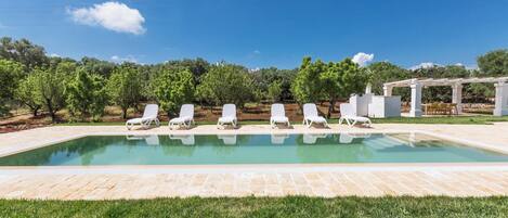 Seasonal outdoor pool