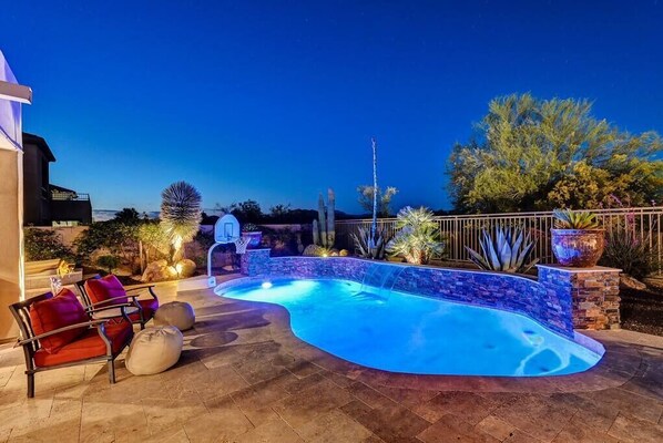 Una piscina climatizada