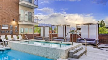 Una piscina climatizada