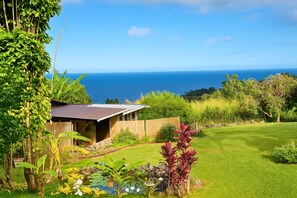 Property grounds - Tiny Cottage 1 Bed Ensuite Bath Sunrise Ocean View, Farm Cottage W/ Sunrise & Ocean Views (Hawaii County)